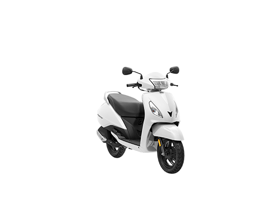 Buy TVS Jupiter Standard Pristine White Bike from Aapli